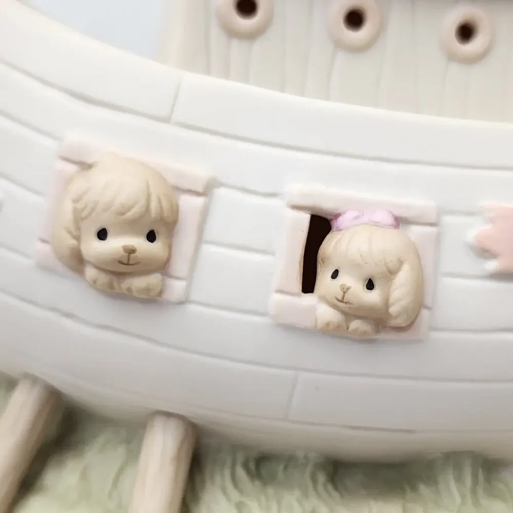 1992 Precious Moments Collection Noah's Ark Lit Porcelain 